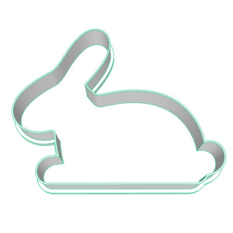 Zajíček 3 plastové vykrajovátko