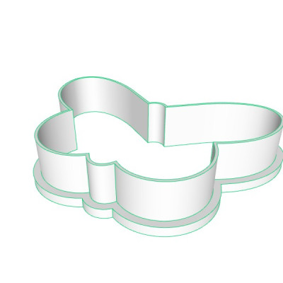 Motýl 2 plastové vykrajovátko