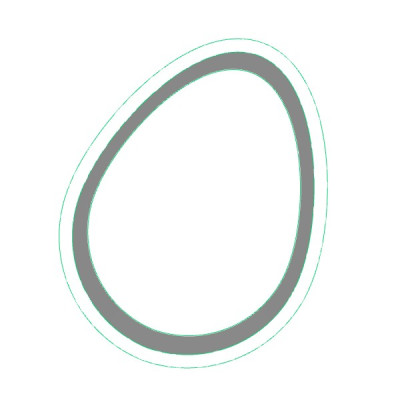 Vajíčko 3 plastové vykrajovátko