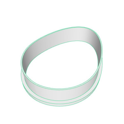 Vajíčko 3 plastové vykrajovátko