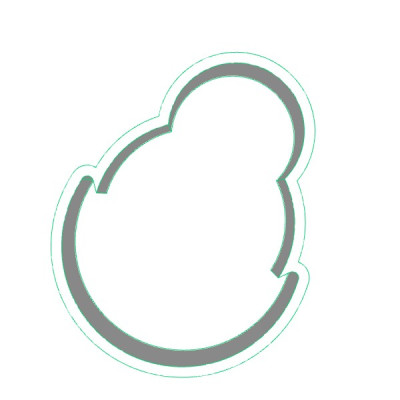 Kuřátko 2 plastové vykrajovátko