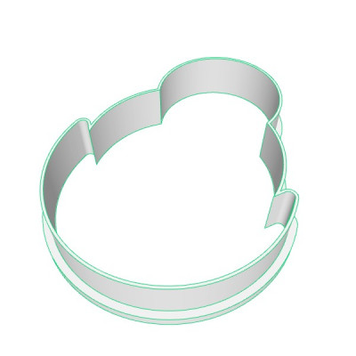 Kuřátko 2 plastové vykrajovátko