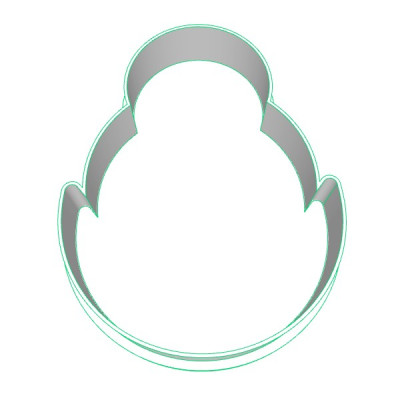 Kuřátko 2 plastové vykrajovátko