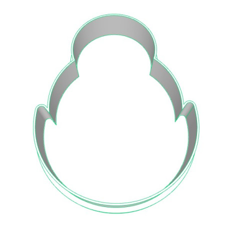 Kuřátko 2 plastové vykrajovátko