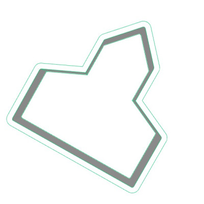 Kostel plastové vykrajovátko