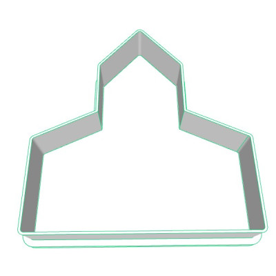 Kostel plastové vykrajovátko