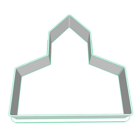 Kostel plastové vykrajovátko