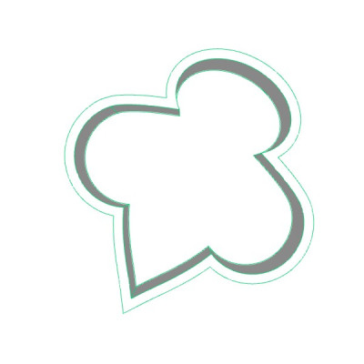 Včela 2 plastové vykrajovátko