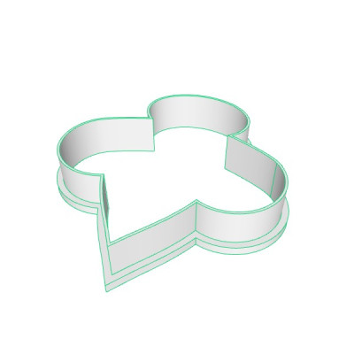 Včela 2 plastové vykrajovátko