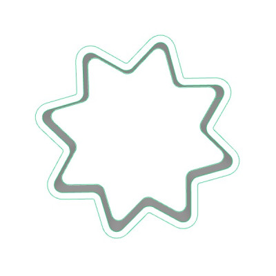 Sluníčko plastové vykrajovátko