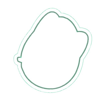 Vajíčko s mašlí - dvoudílné vykrajovátko