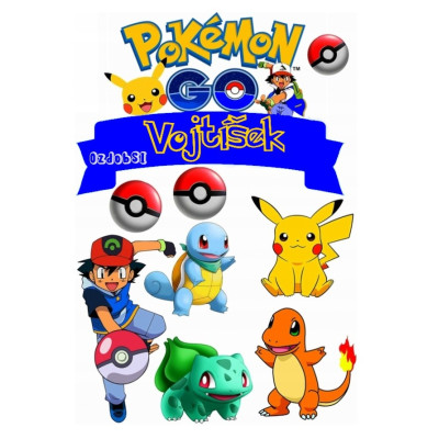 Pokémon č.13 - jedlý papír 