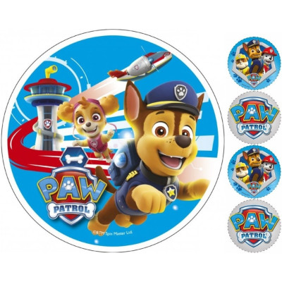 Jedlý papír Paw Patrol – mix obrázků A4 | Dortová dekorace