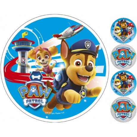 Jedlý papír Paw Patrol – mix obrázků A4 | Dortová dekorace