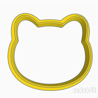 Hlava kočky - plastové vykrajovátko