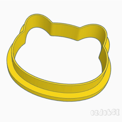 Hlava kočky - plastové vykrajovátko