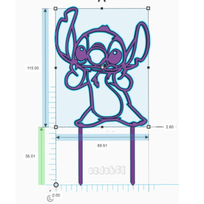 Lilo č.2 - plastový zápich