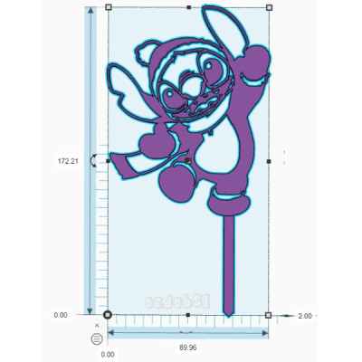 Lilo č.3 - dortový zápich