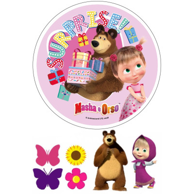 Máša a medvěd č.1 jedlý papír