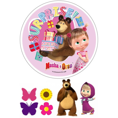 Máša a medvěd č.1 jedlý papír