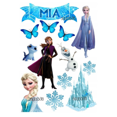 Ledové království 16 - jedlý papír 