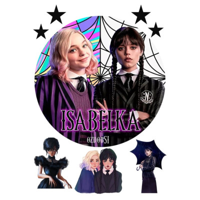 Wednesday č.10 jedlý papír