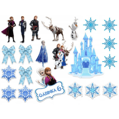 Ledové království 18 - jedlý papír 