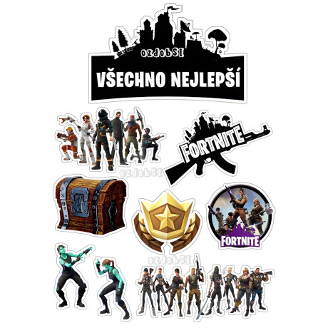 Fortnite č.10 - jedlý papír