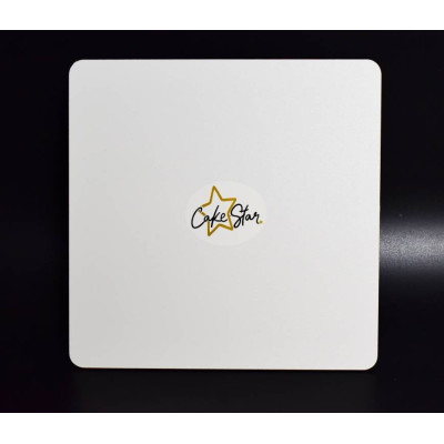 Podložka pod dort pevná dřevovláknitá 22x22 cm