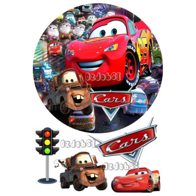 Cars (auta) 5 - jedlý papír 