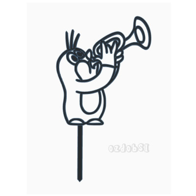 Krteček 3 - plastový zápich