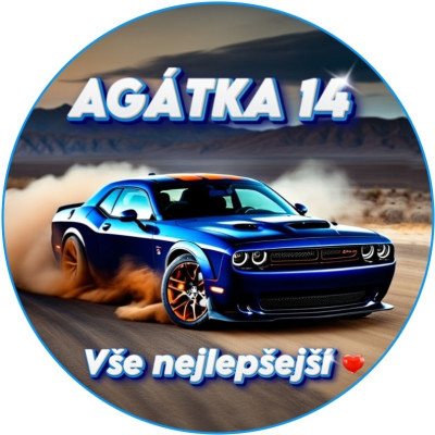 Dodge Challenger - jedlý papír