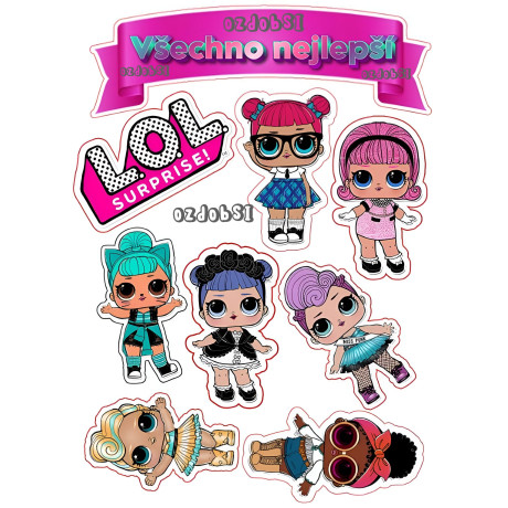 L.O.L. surprise 10 - jedlý papír