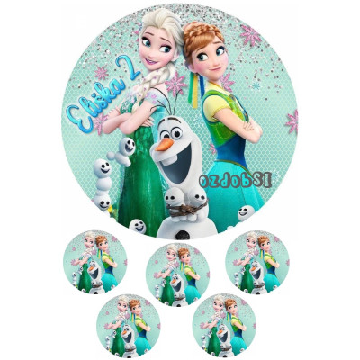 Ledové království 13 - jedlý papír 