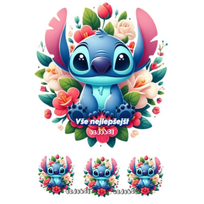 Lilo a stitch č.5 - jedlý papír 