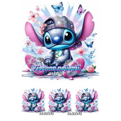 Lilo a stitch č.6 - jedlý papír 