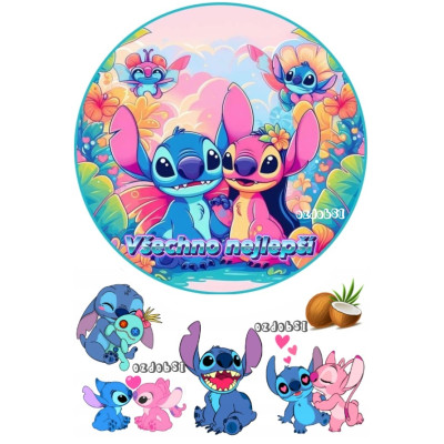 Lilo a stitch č.7 - jedlý papír