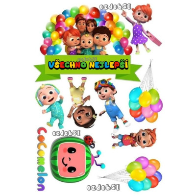 COCOMELON č.3 - jedlý papír 