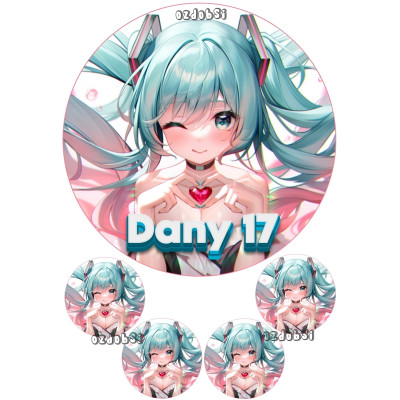 Hatsune Miku 3 - jedlý papír