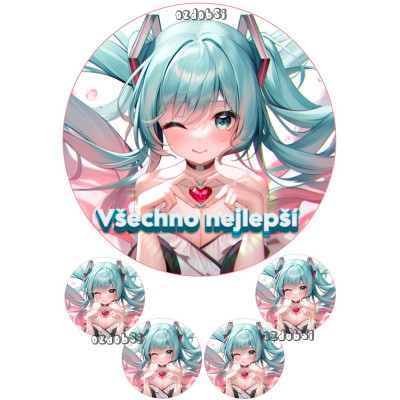 Hatsune Miku 3 - jedlý papír