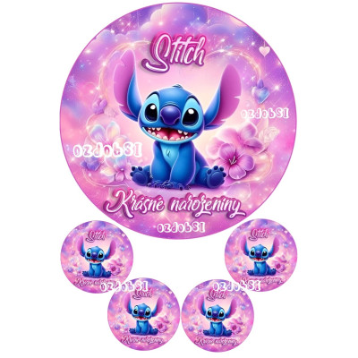 Lilo a stitch č.8 - jedlý papír 