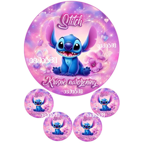 Lilo a stitch č.8 - jedlý papír 