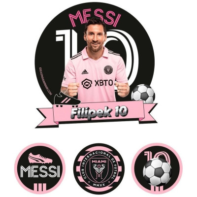 Messi Miami 8 - jedlý papír
