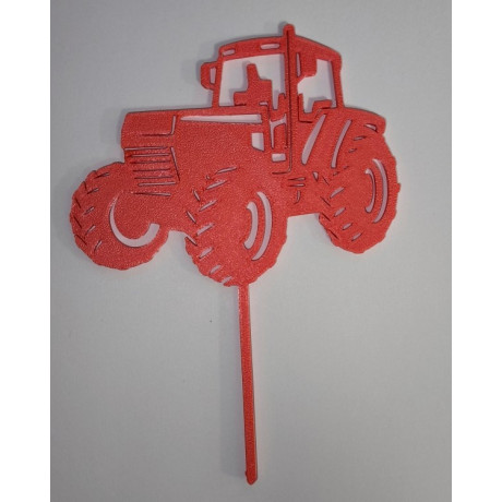 Traktor - plastový zápich