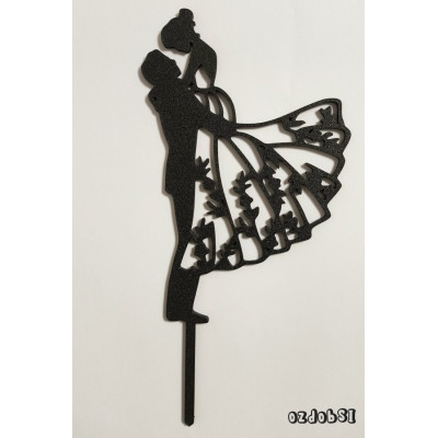 Svatební pár č.2 - plastový zápich