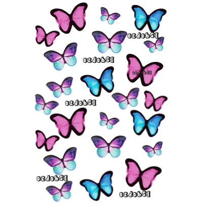 Amazonský motýli - jedlý papír 