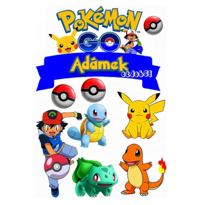 Pokémon č.13 - jedlý papír 