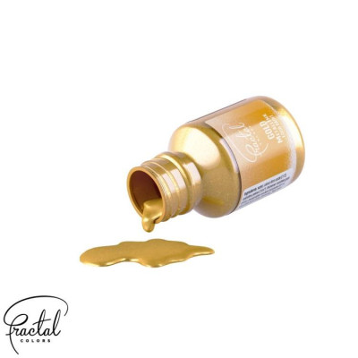 Gold tekutá metalická barva 30 ml