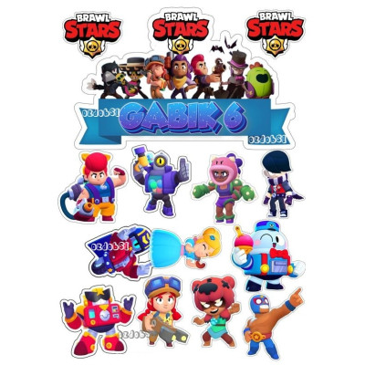 Brawl Stars č.3 jedlý papír 