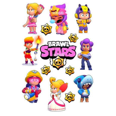 Brawl Stars č.5 jedlý papír